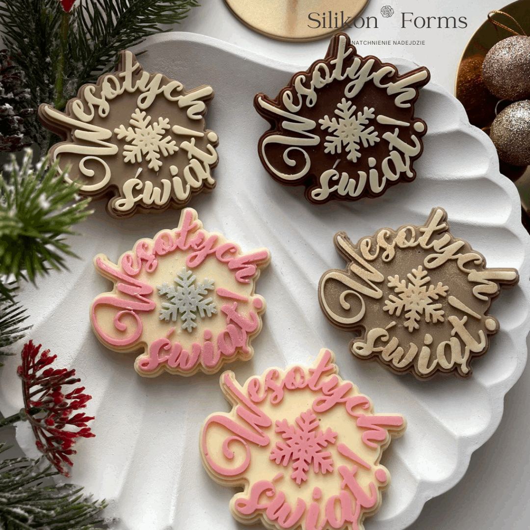 Napis "Wesołych Świat"