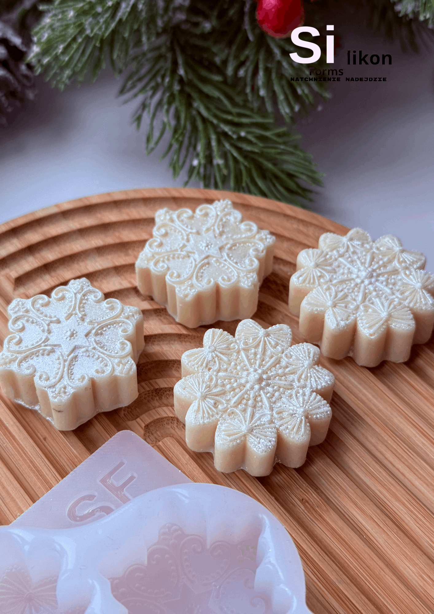 Płatki śniegu 4 x w 1